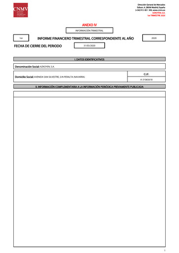 Thumbnail Azkoyen S.A. Quarterly Report 2020-q1