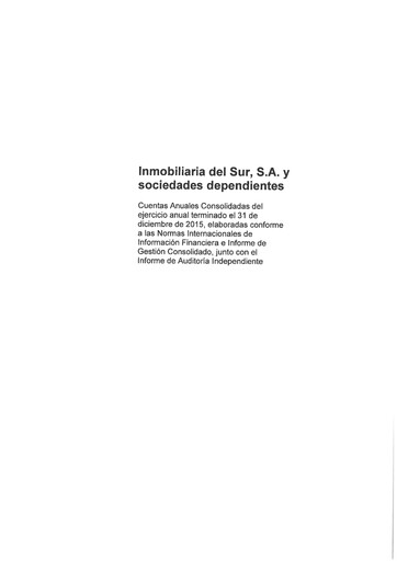 Thumbnail Inmobiliaria del Sur Financial Statement 2015