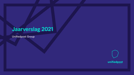 Vorschaubild Unifiedpost Group Jahresbericht 2021