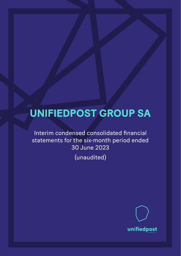 Thumbnail Unifiedpost Group Half-year Report 2023-h1
