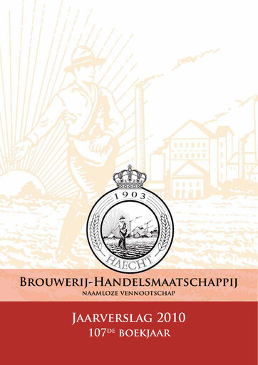 Thumbnail Brouwerij Handelsmaatschappij Annual Report 2010