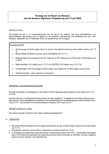 Thumbnail Brouwerij Handelsmaatschappij Annual Report 2019