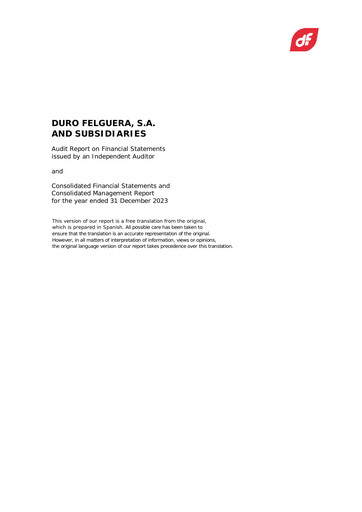 Thumbnail Duro Felguera Financial Statement 2023