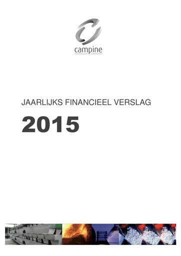 Thumbnail Campine Annual Report 2015
