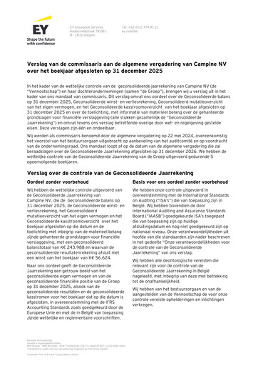 Thumbnail Campine Financial Statement 2025