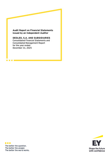 Thumbnail Deoleo Financial Statement 2025
