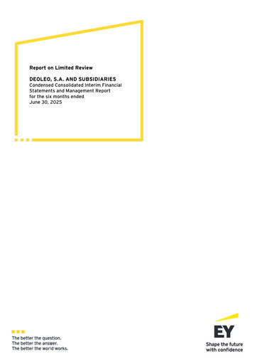 Vorschaubild Deoleo Halbjahresbericht 2025-h1