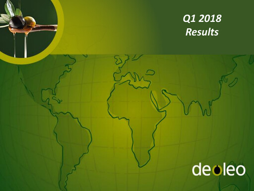 Thumbnail Deoleo Quarterly Report 2018-q1