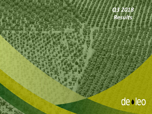 Thumbnail Deoleo Quarterly Report 2018-q3