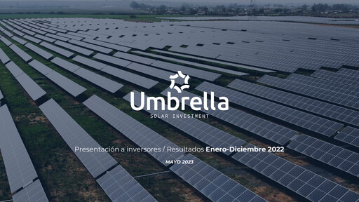 Miniature Umbrella Solar Investment Rapport financier 2022
