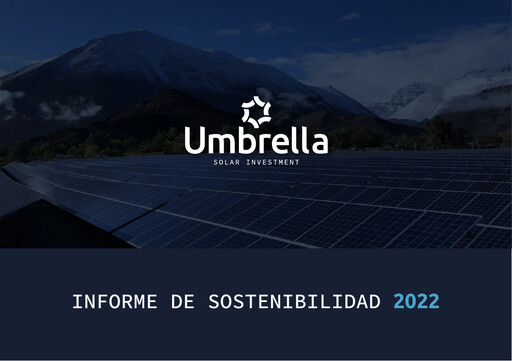 Vorschaubild Umbrella Solar Investment Nachhaltigkeitsbericht 2022