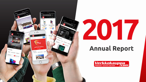 Thumbnail Verkkokauppa.com Annual Report 2017