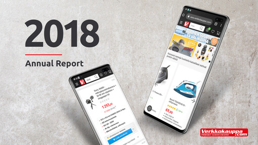 Thumbnail Verkkokauppa.com Annual Report 2018