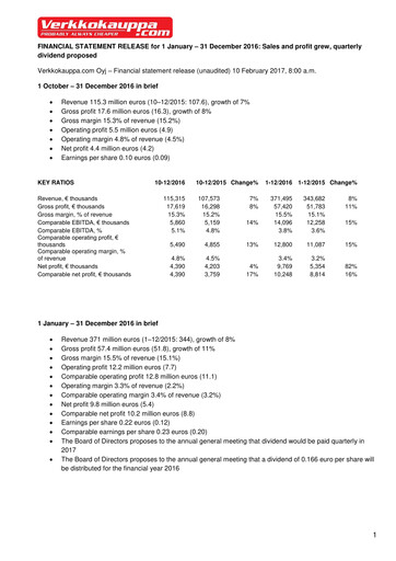 Thumbnail Verkkokauppa.com Financial Statement 2016