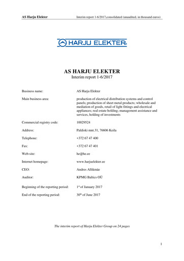 Vorschaubild AS Harju Elekter Halbjahresbericht 2017-h1
