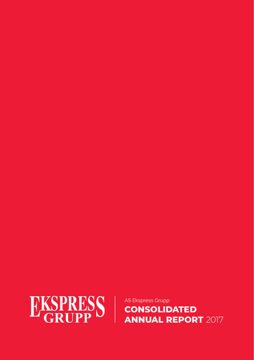 Miniature AS Ekspress Grupp Rapport annuel 2017