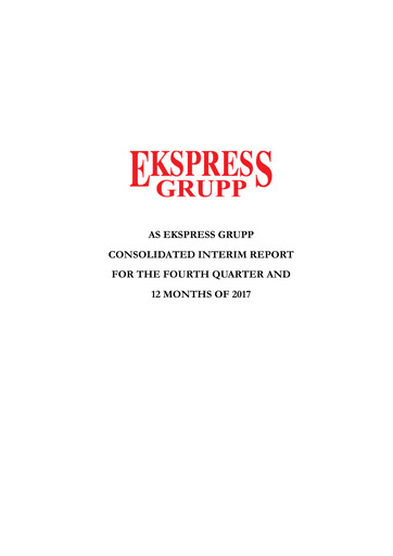 Miniature AS Ekspress Grupp Rapport financier 2017