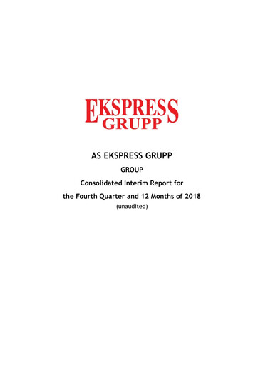 Miniature AS Ekspress Grupp Rapport financier 2018