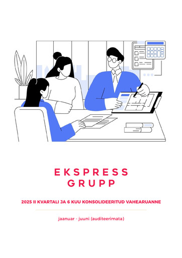Miniature AS Ekspress Grupp Rapport trimestriel 2025-q2
