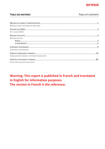 Thumbnail Airesis SA Annual Report 2013