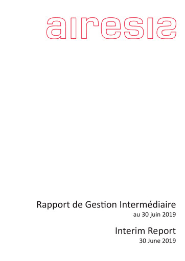 Vorschaubild Airesis SA Halbjahresbericht 2019-h1