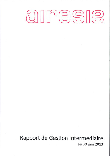 Vorschaubild Airesis SA Halbjahresbericht 2013-h1