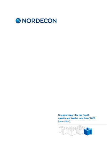 Miniature Nordecon AS Rapport financier 2023