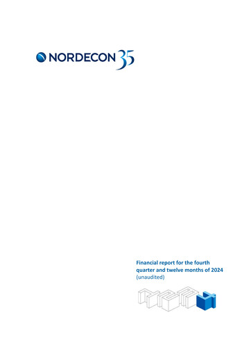 Miniature Nordecon AS Rapport financier 2024