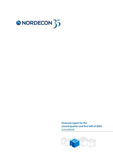 Vorschaubild Nordecon AS Halbjahresbericht 2024-h1