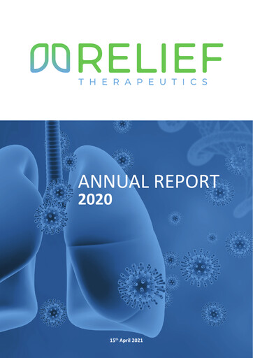 Thumbnail Relief Therapeutics Annual Report 2020
