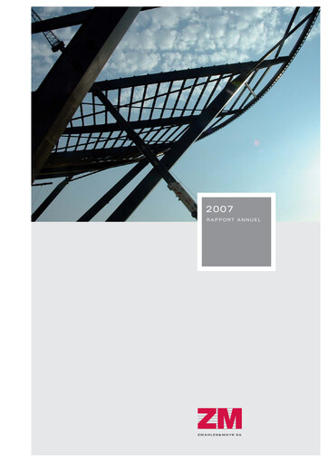 Vorschaubild Zwahlen & Mayr SA Jahresbericht 2007