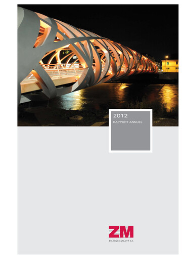 Vorschaubild Zwahlen & Mayr SA Jahresbericht 2012