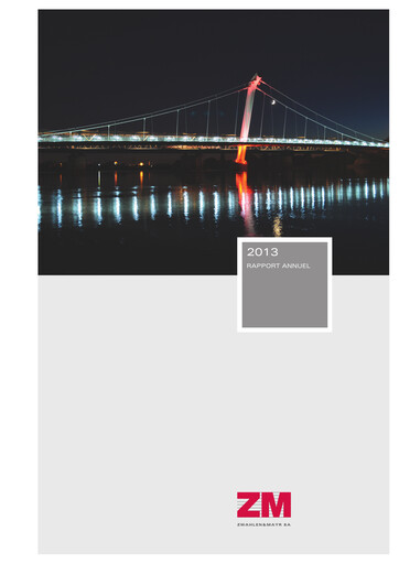 Vorschaubild Zwahlen & Mayr SA Jahresbericht 2013