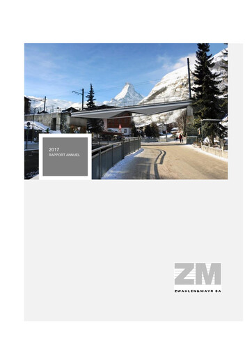 Vorschaubild Zwahlen & Mayr SA Jahresbericht 2017