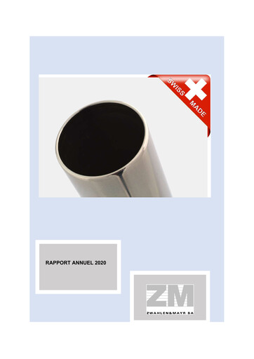 Vorschaubild Zwahlen & Mayr SA Jahresbericht 2020