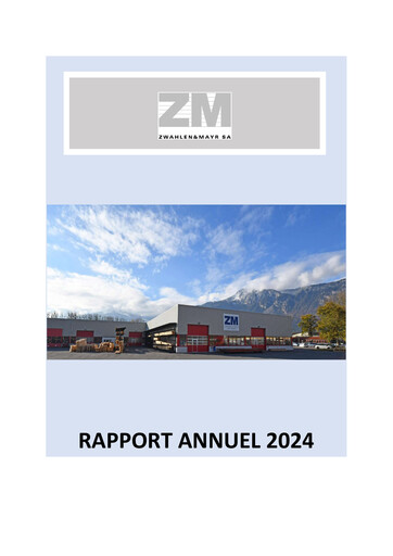 Vorschaubild Zwahlen & Mayr SA Jahresbericht 2024