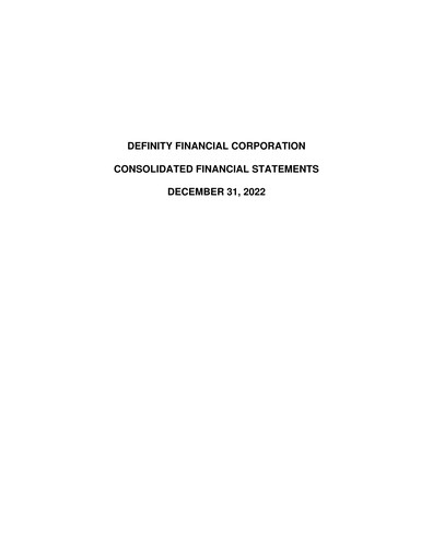 Thumbnail Definity Financial Financial Statement 2022