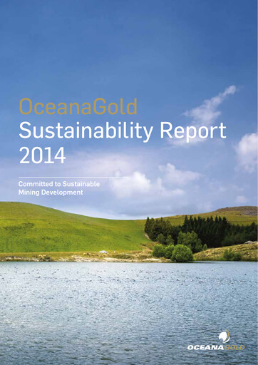 Thumbnail OceanaGold Sustainability Report 2014