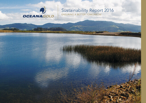 Thumbnail OceanaGold Sustainability Report 2016