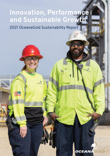 Thumbnail OceanaGold Sustainability Report 2021