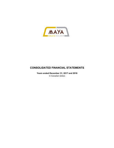 Vorschaubild Aya Gold & Silver Finanzmitteilung 2017