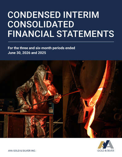 Thumbnail Aya Gold & Silver Financial Statement 2026-q2