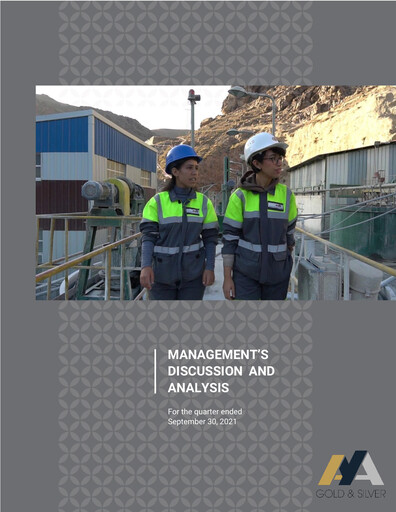 Thumbnail Aya Gold & Silver Quarterly Report 2021-q3
