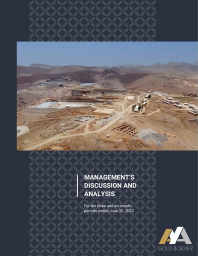 Thumbnail Aya Gold & Silver Quarterly Report 2023-q2
