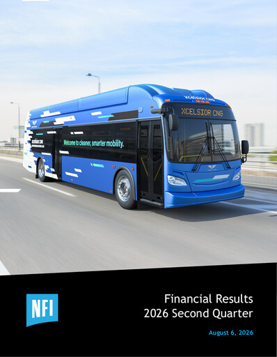 Miniature NFI Group Rapport trimestriel 2026-q2