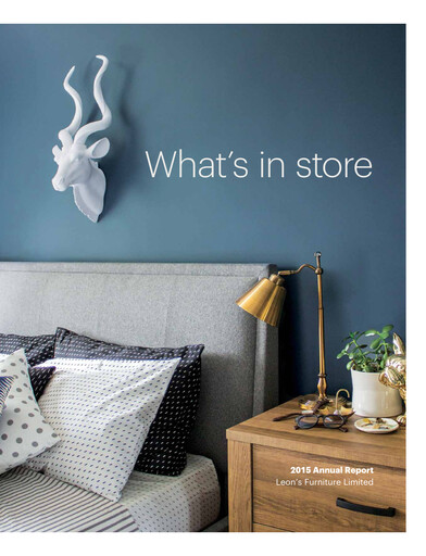 Thumbnail Leon's Furniture Annual Report 2015