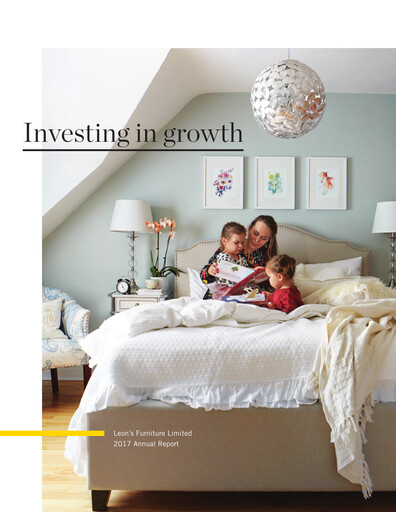 Thumbnail Leon's Furniture Annual Report 2017