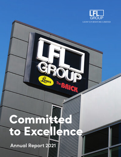 Thumbnail Leon's Furniture Annual Report 2021
