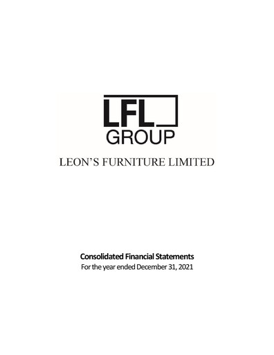 Thumbnail Leon's Furniture Financial Statement 2021