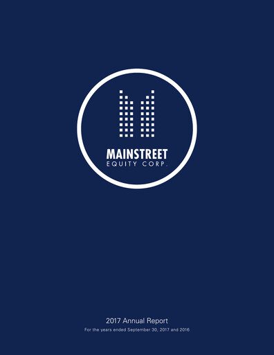 Thumbnail Mainstreet Equity Annual Report 2017